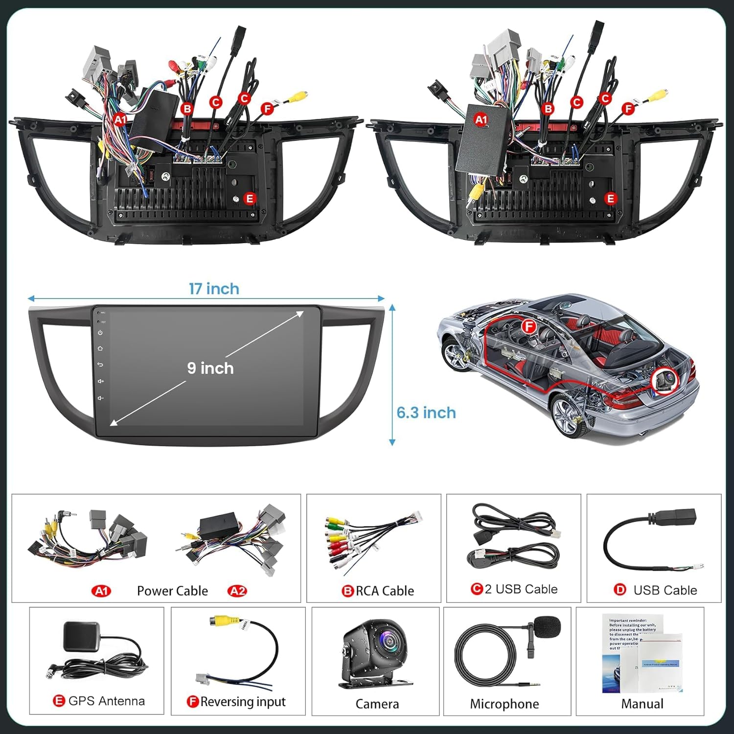 Smart Radio for Honda CRV 2012-2016