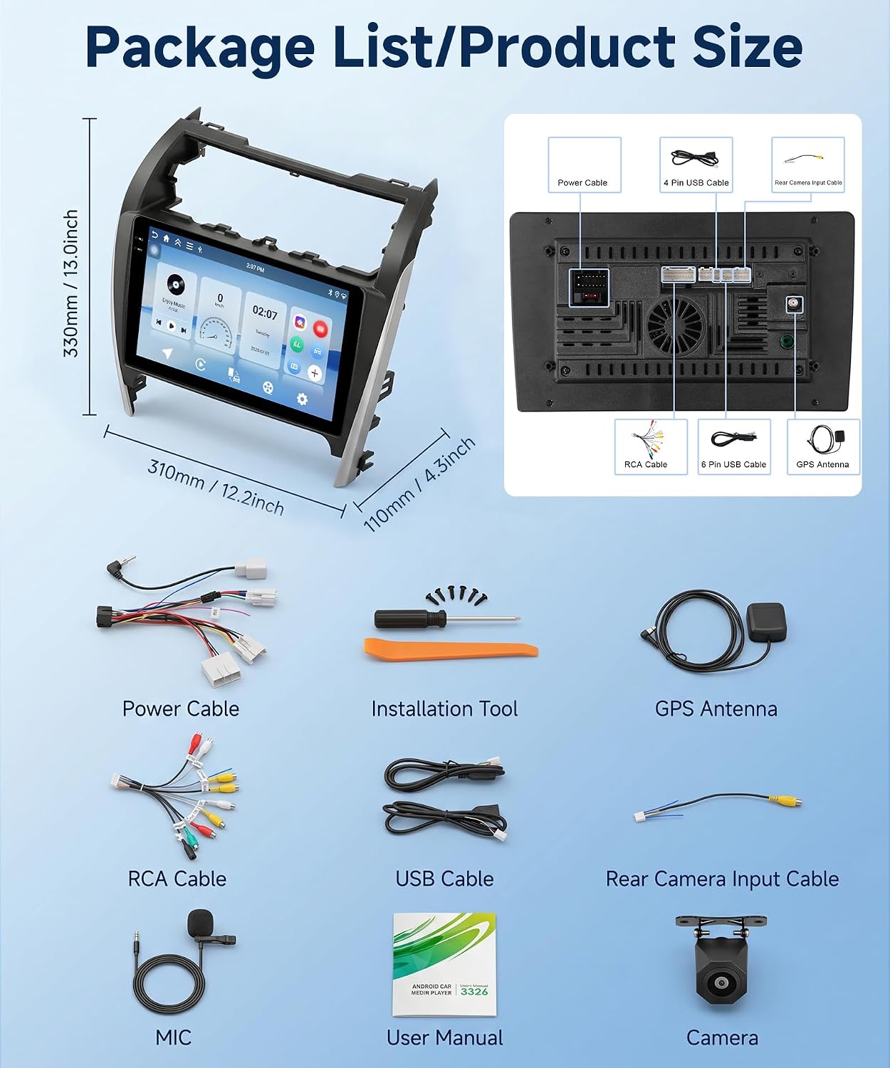 Smart Car Stereo Toyota Camry