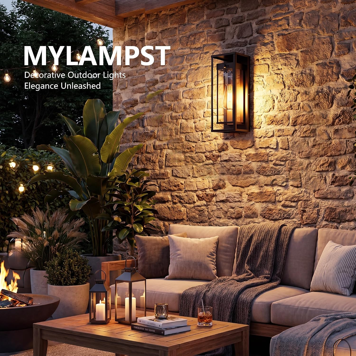 Motion Sensor Outdoor Wall Lights