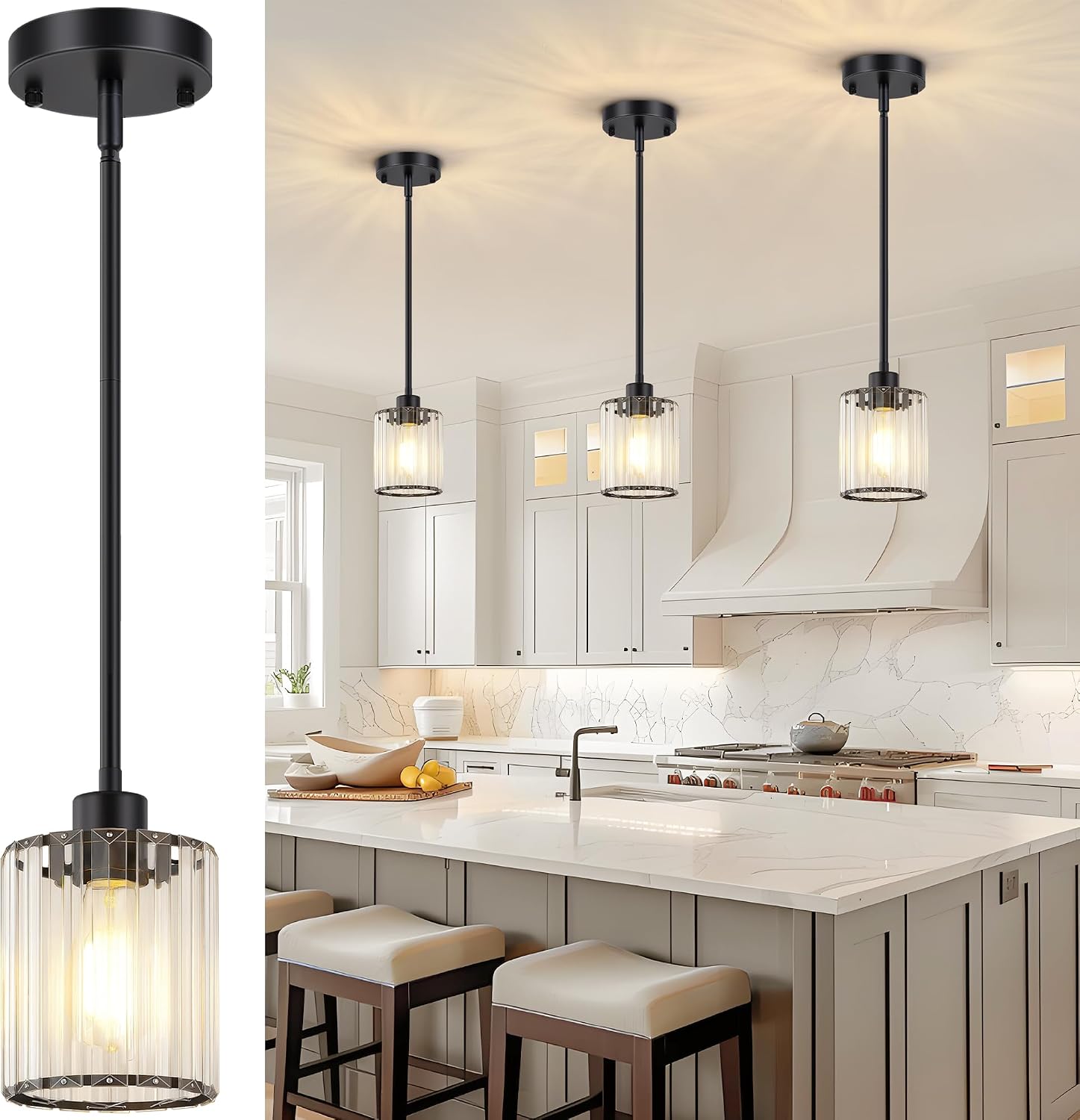 3 Pack Pendant Light Fixtures,