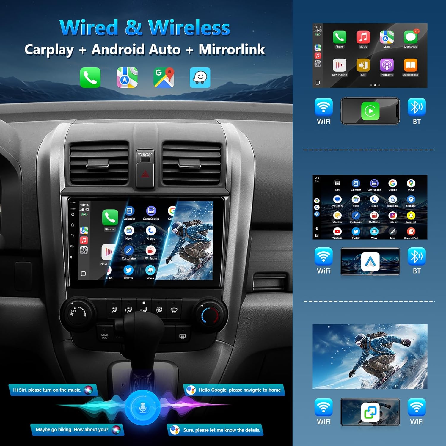 Car Stereo for Honda CRV 2007 to 2011