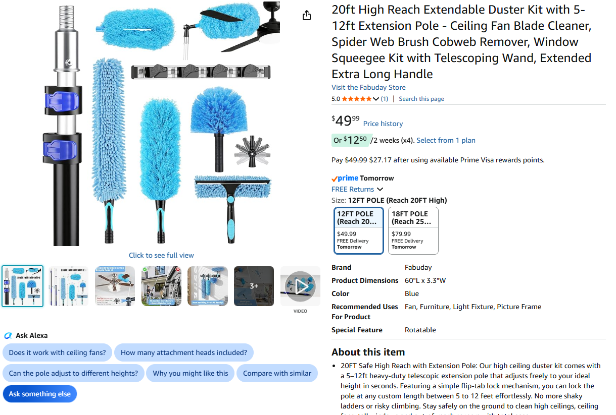 Extendable Duster Kit