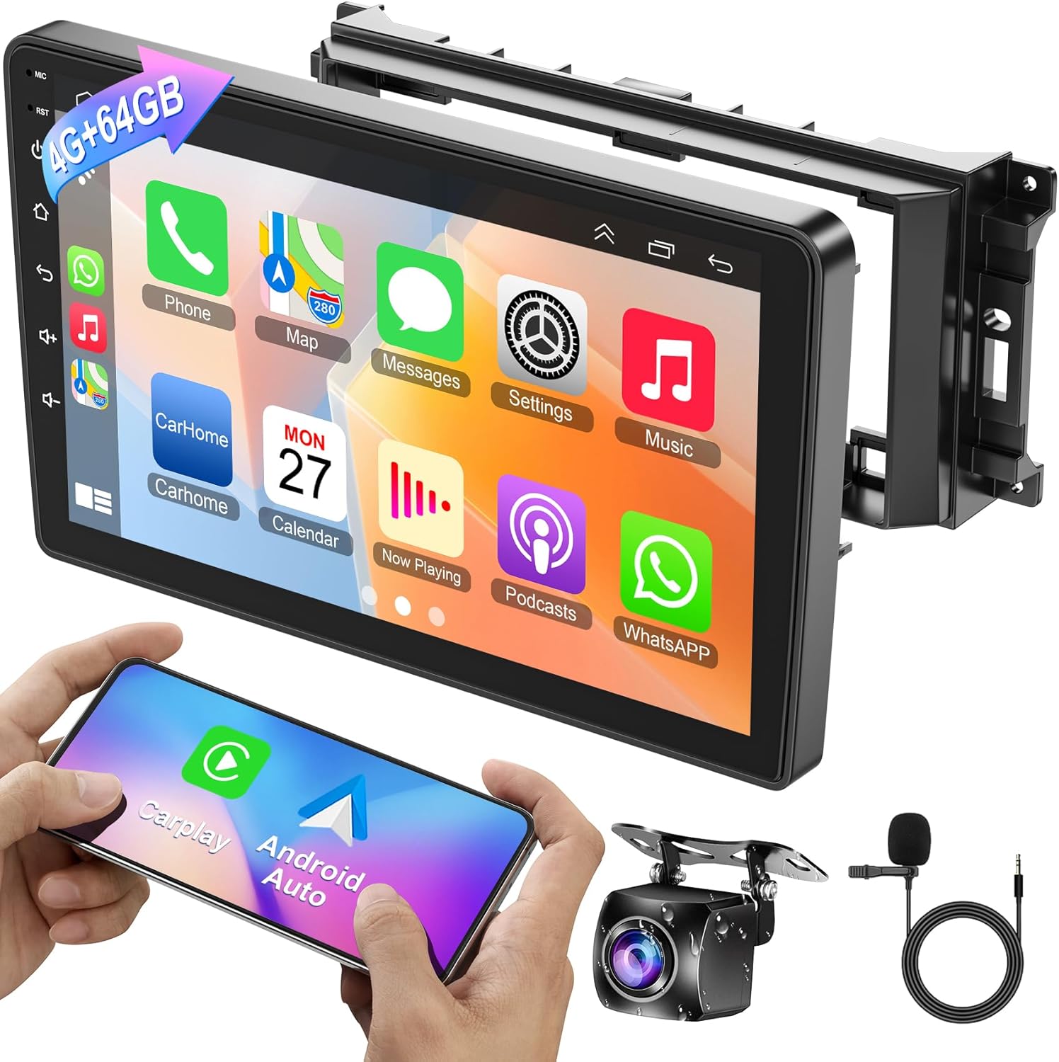 Smart Car Stereo Jeep 2007-2018 Dodge 2009-2012