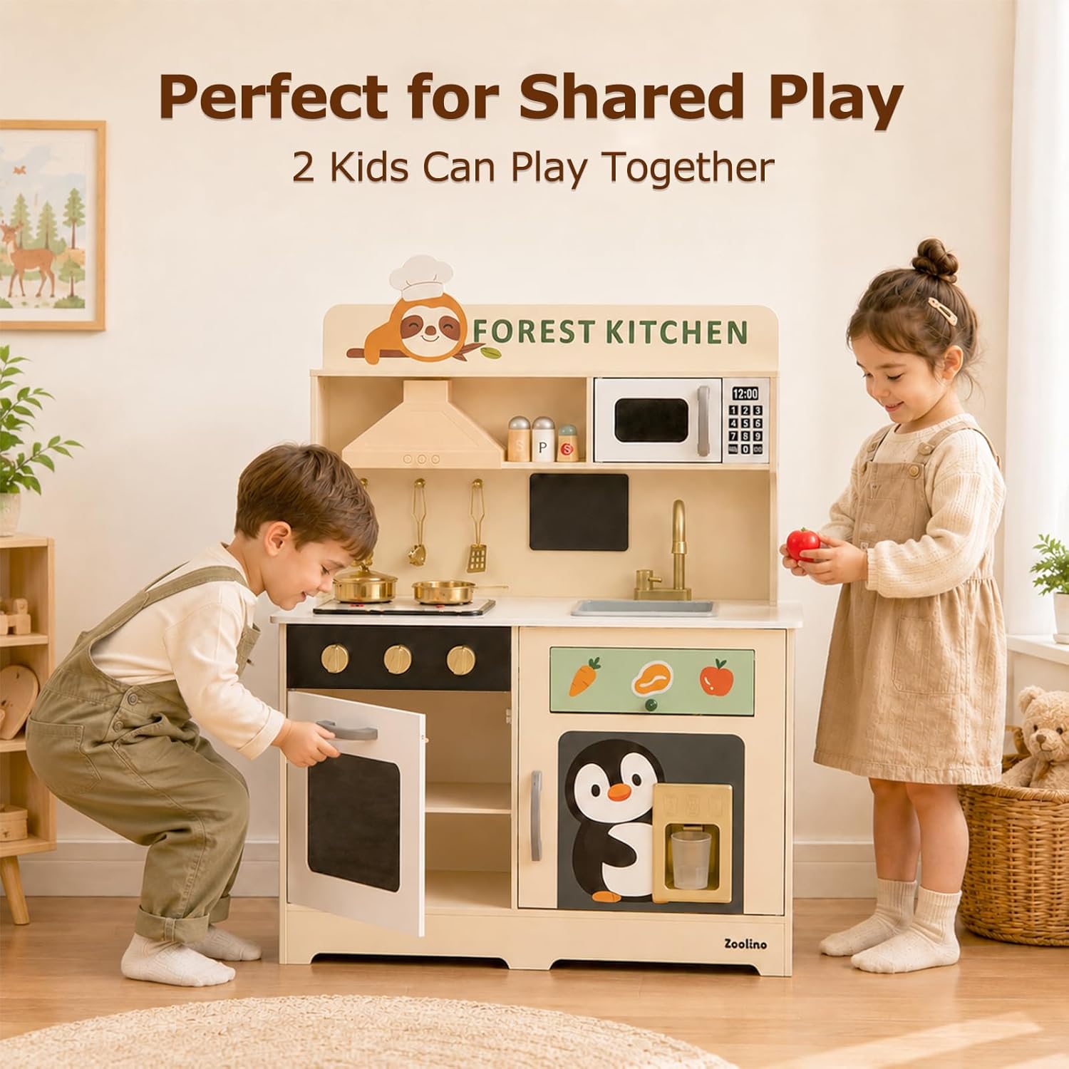 Wooden Play Kitchen