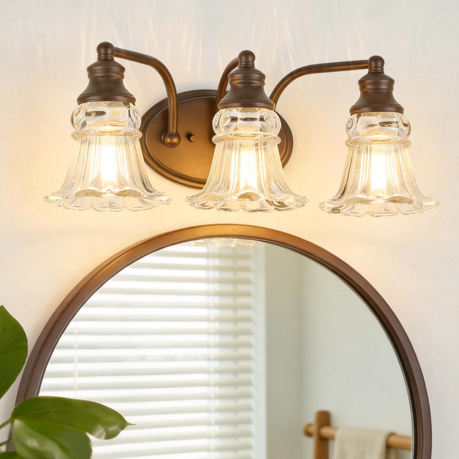 3-Light Bathroom Vanity Light Fixture