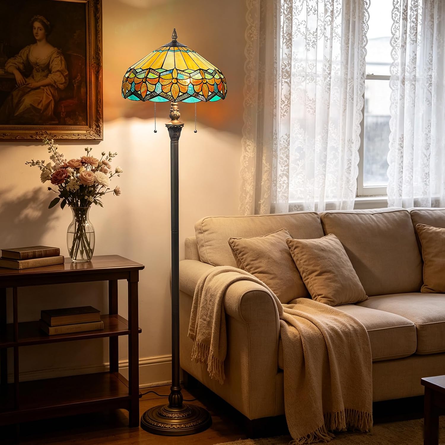 Tiffany Floor Lamp [2-Lights]