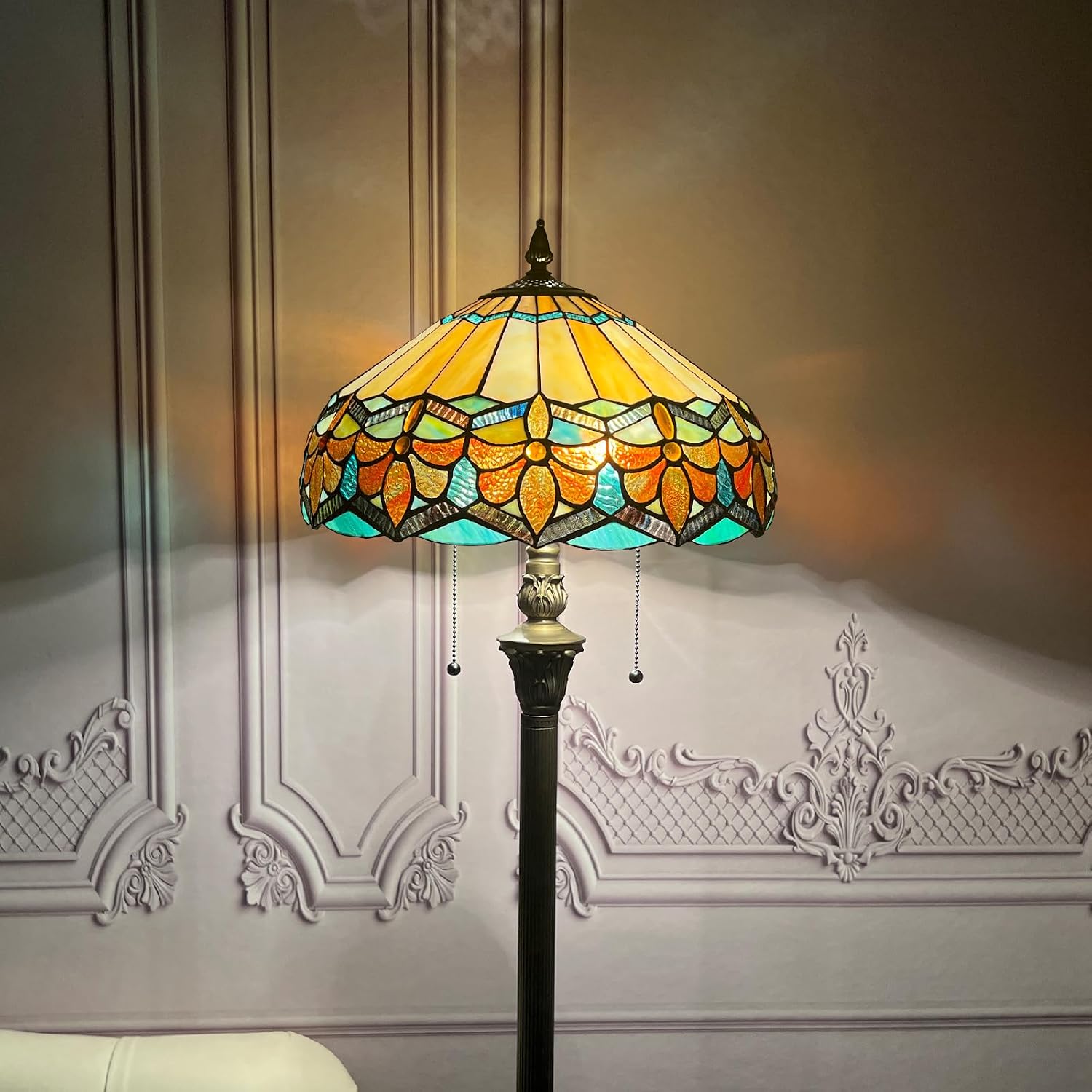Tiffany Floor Lamp [2-Lights]
