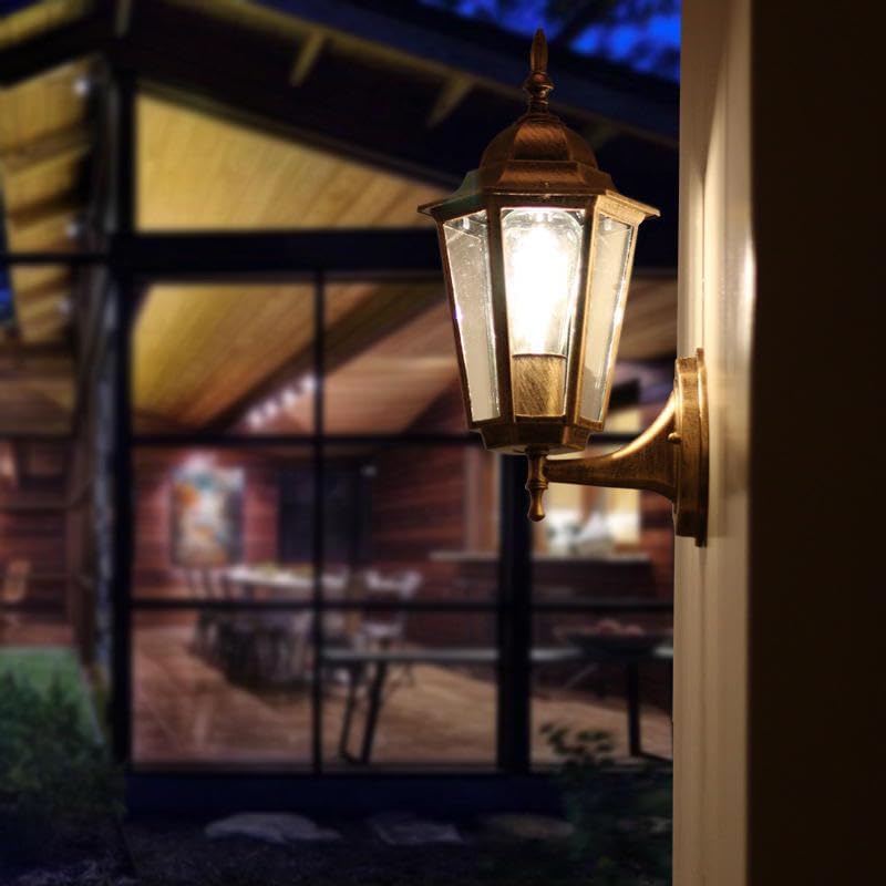 Rustic Farmhouse Outdoor Wall Sconce Set of 2