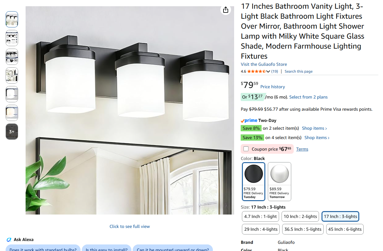 3-Light Black