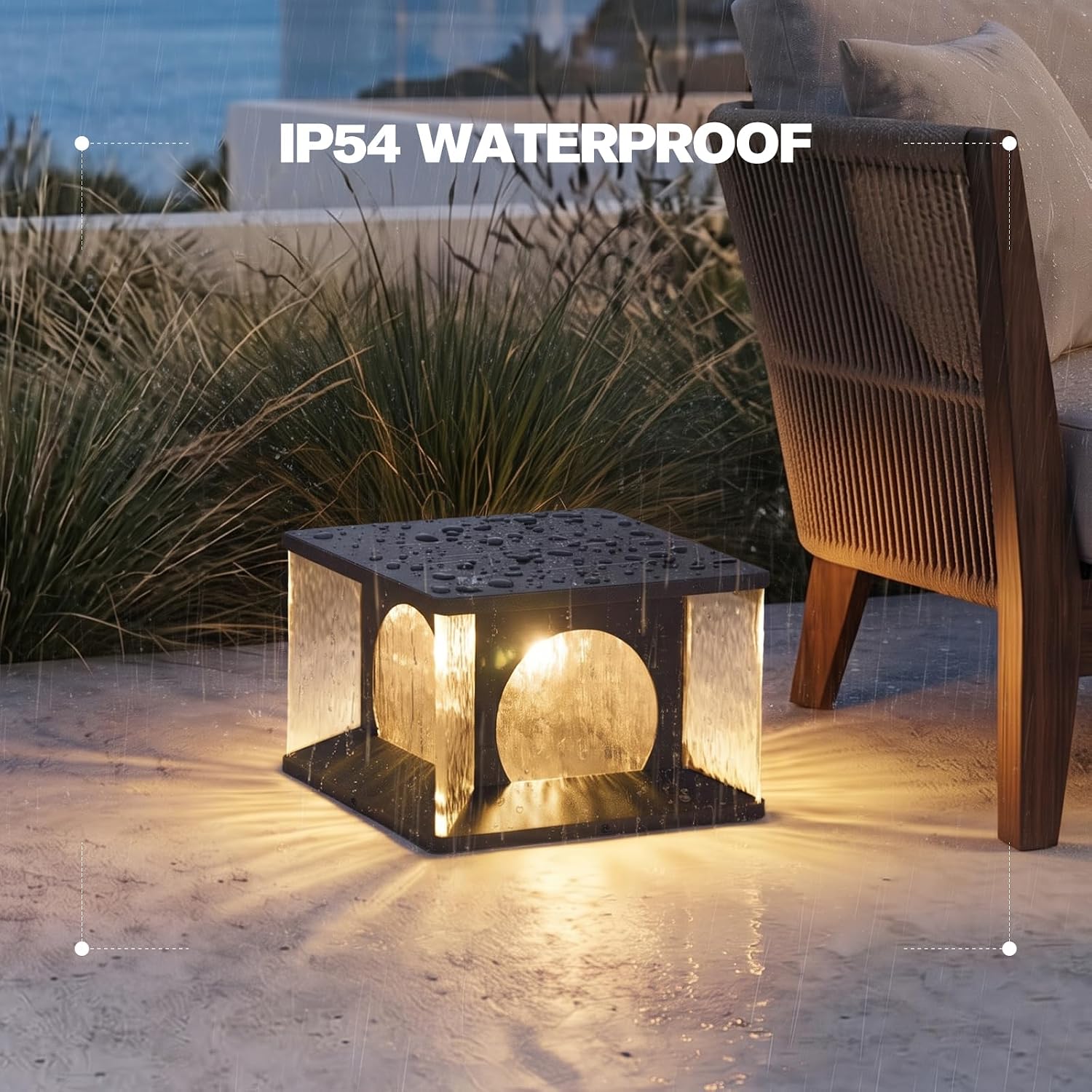 Outdoor Solar Floor Lamp,