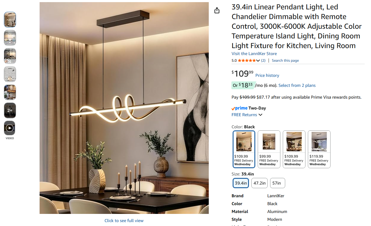 Chandelier Pendant Light
