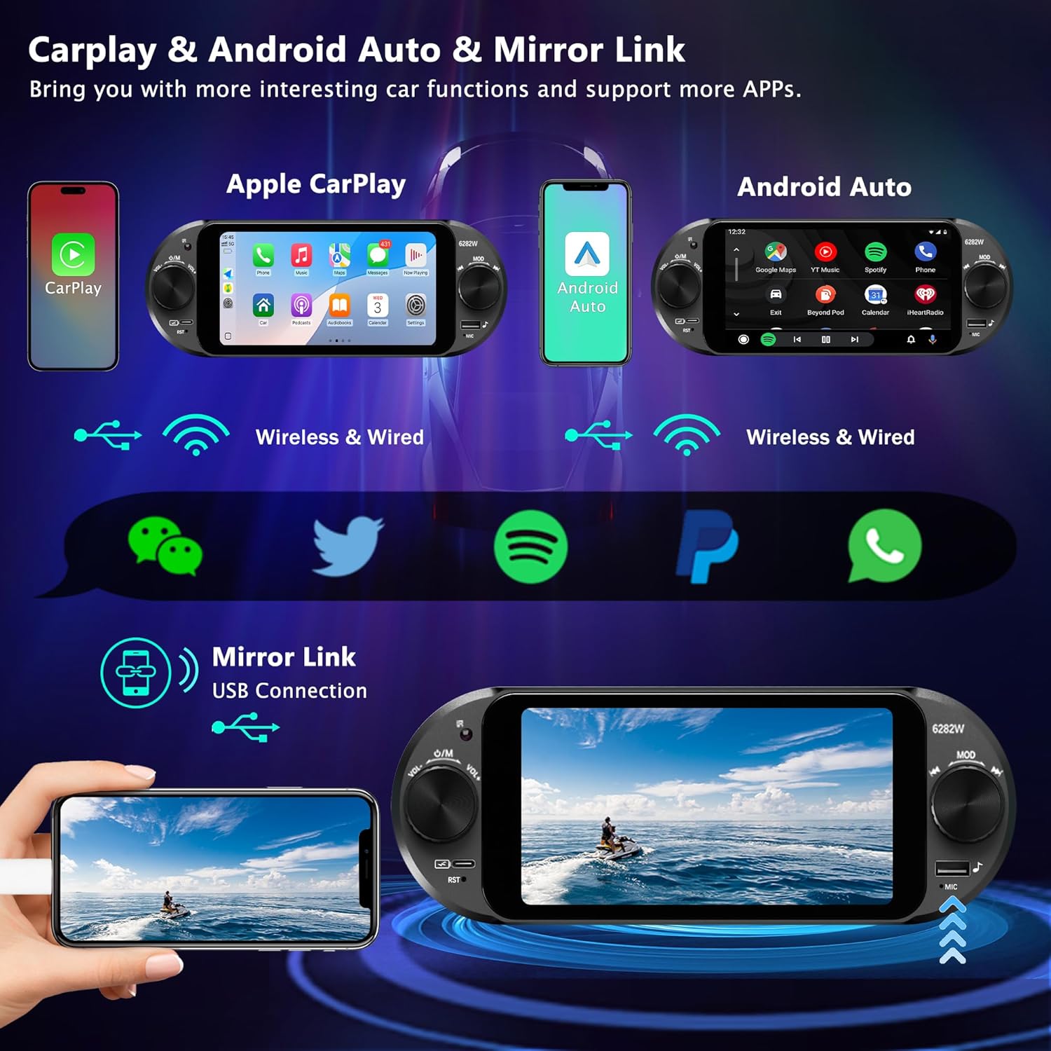 Smart Car Radio 6"