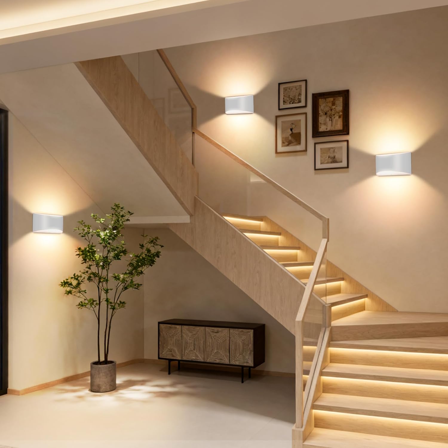 Modern LED Wall Sconce - 2Pack