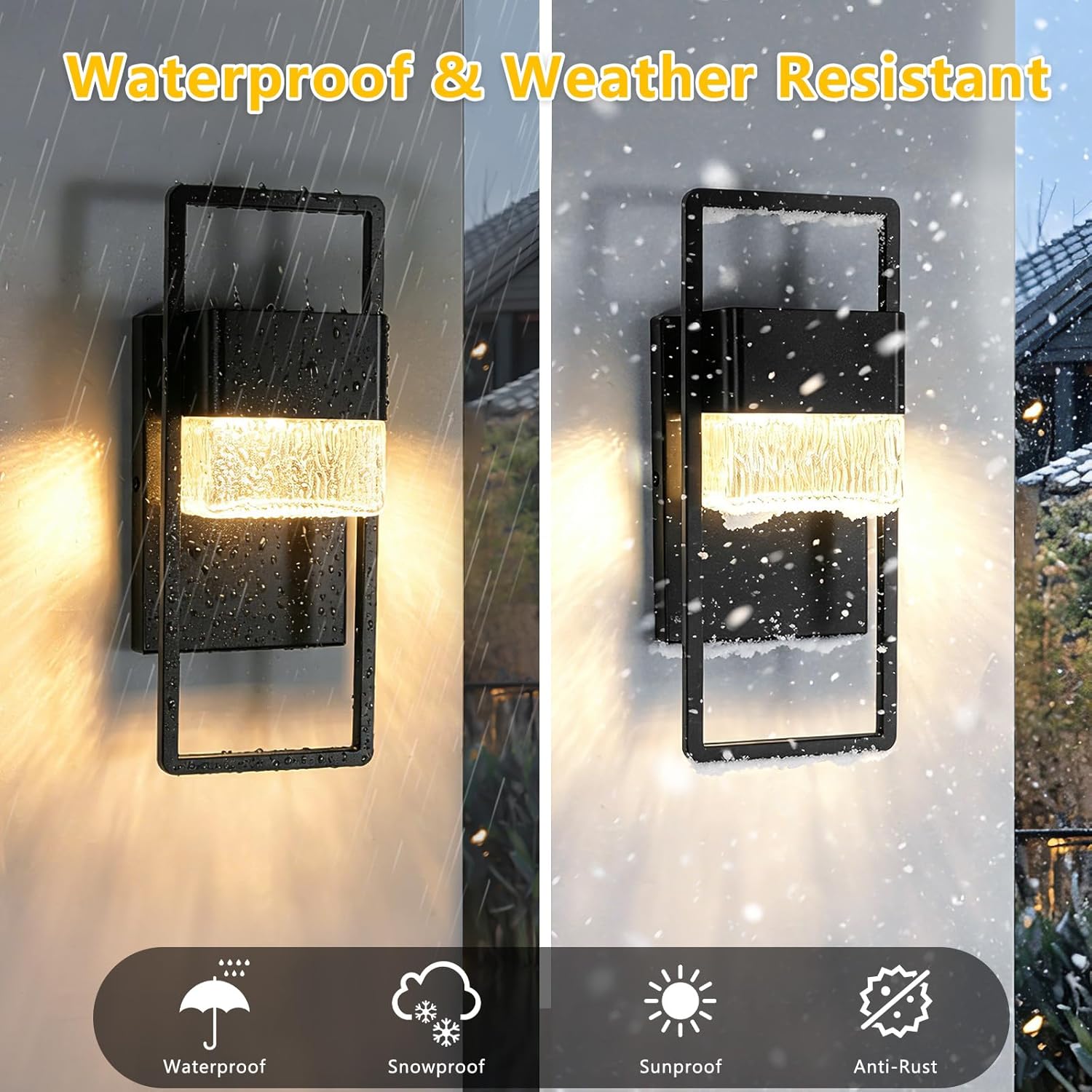 Outdoor Wall Lights 2 Pack