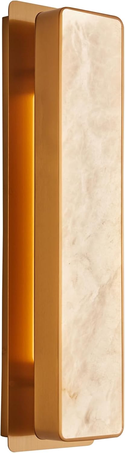 Alabaster Wall Sconce,15W Warm Yellow 2700K