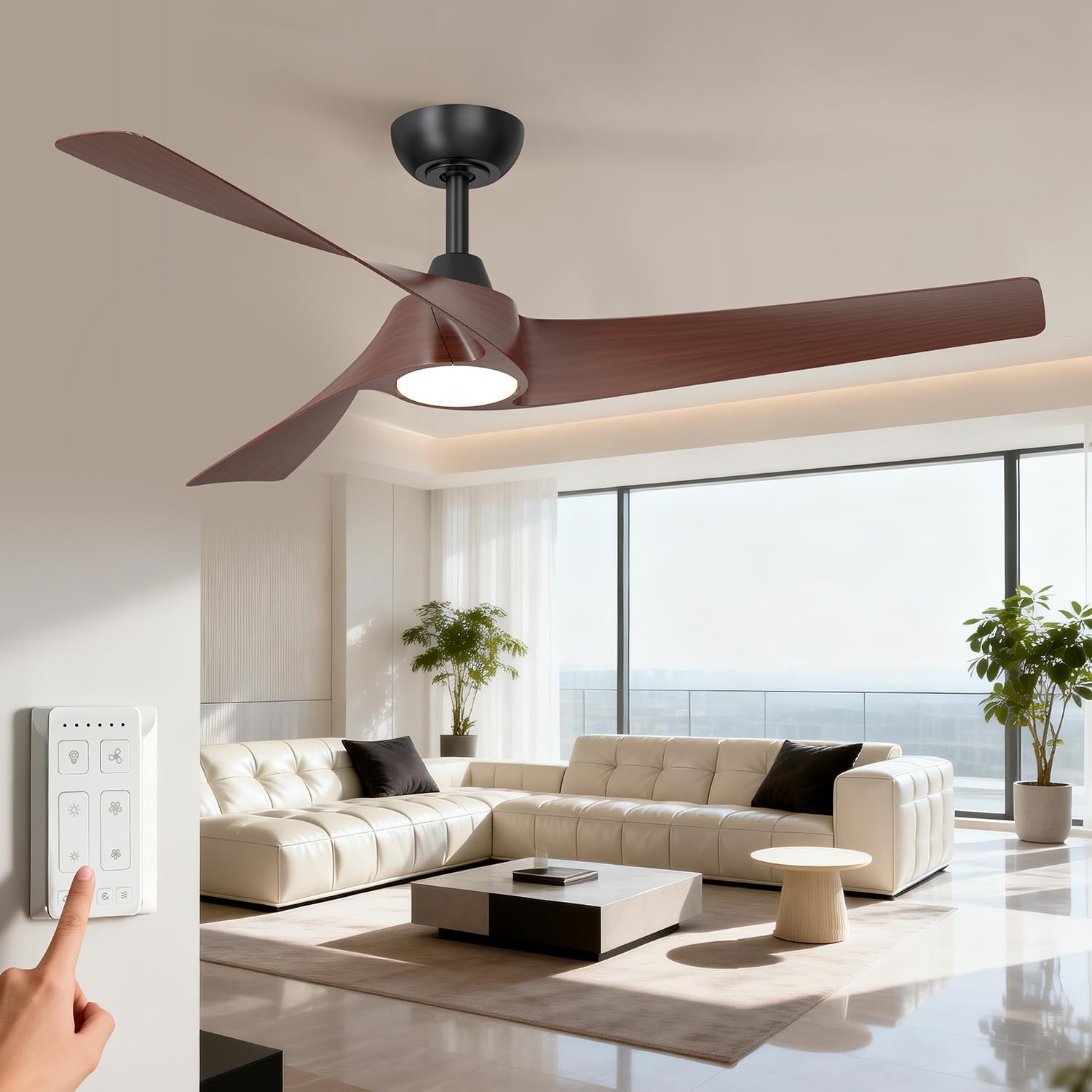 Modern Ceiling fan with Light with remote