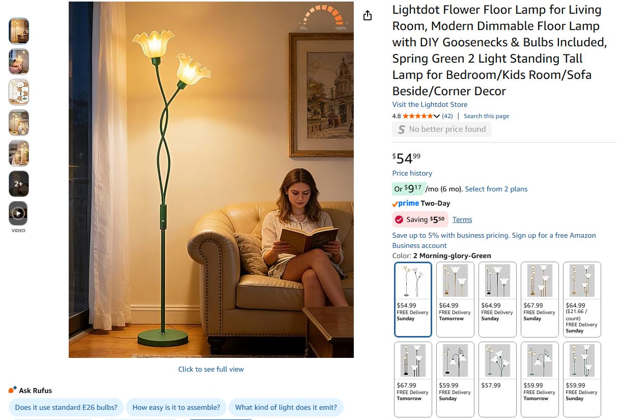 Flower Floor Lamp