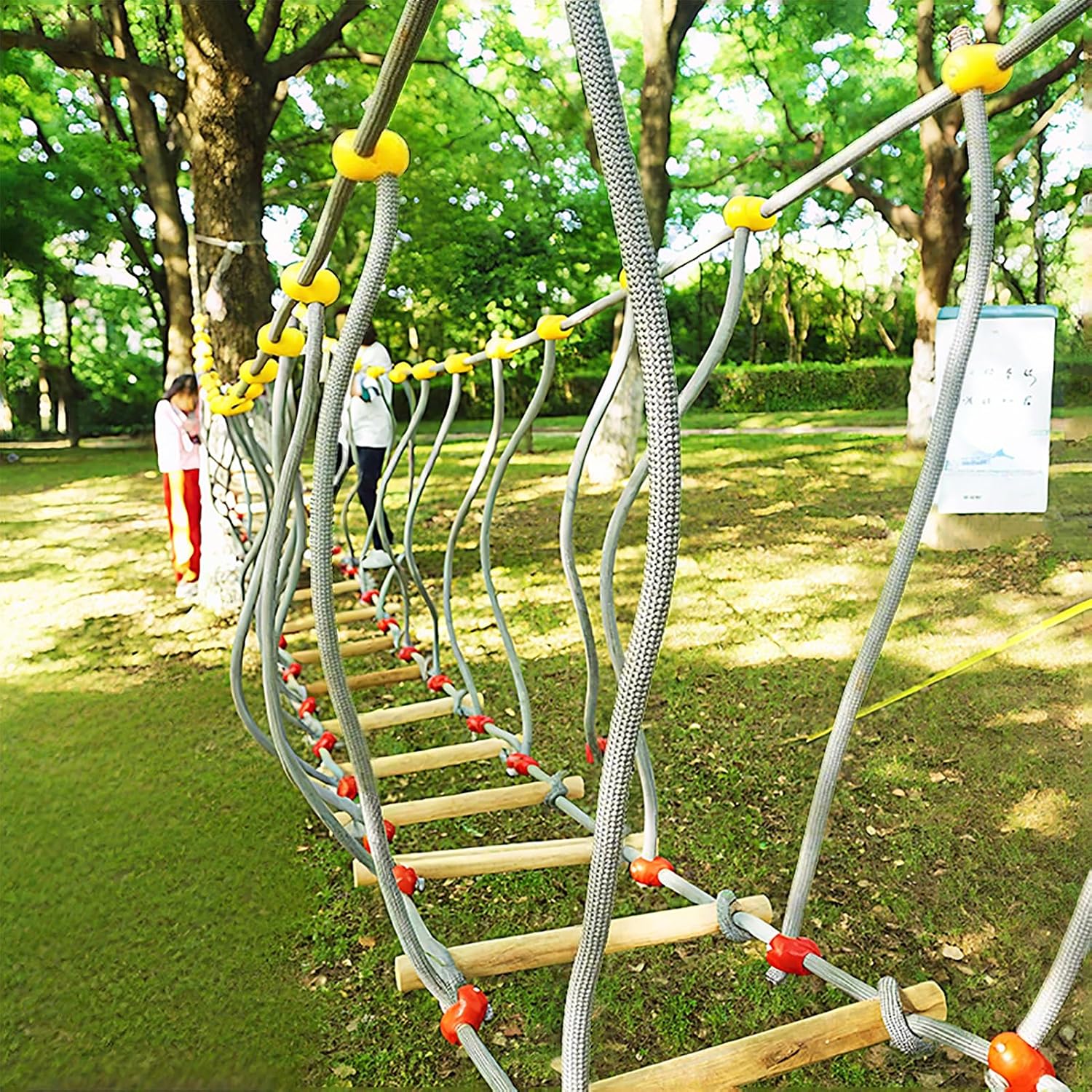Outdoor Rope Bridge for Kids