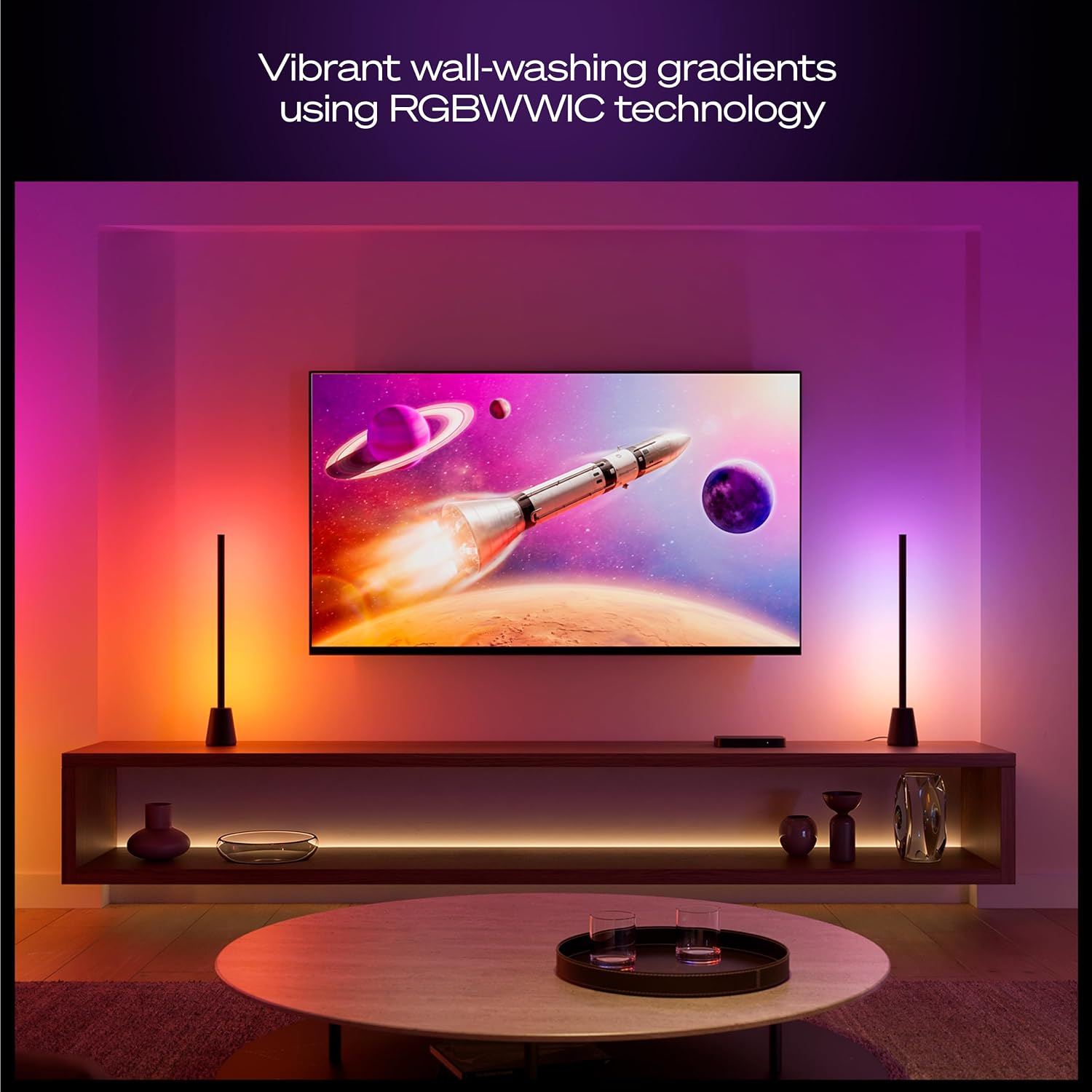 Floor Lamp, RGBWWIC LED,