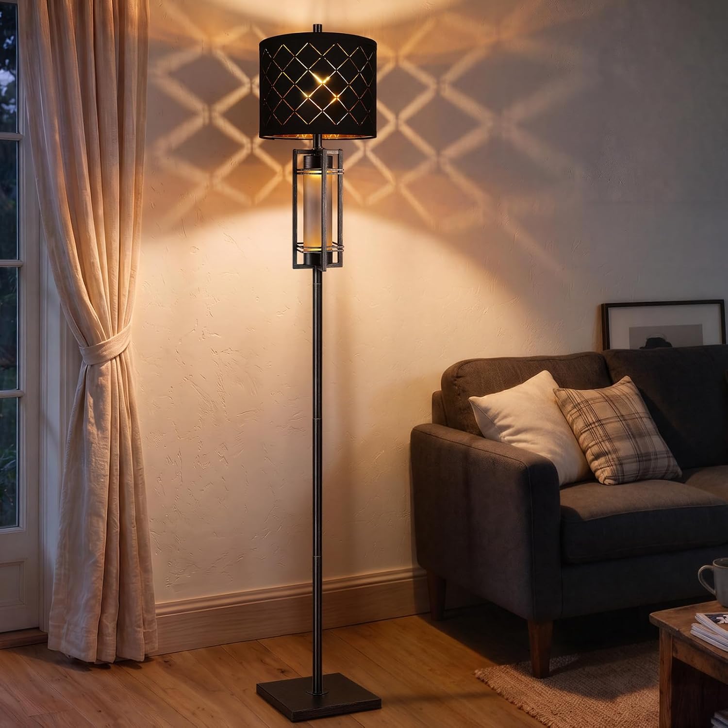 Floor Lamp with Night light