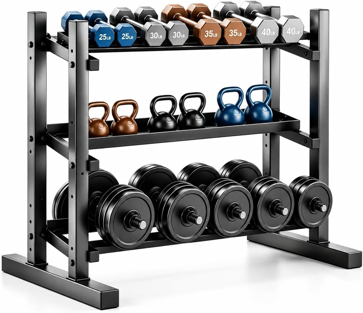 3-Tier Dumbbell Storage Rack,