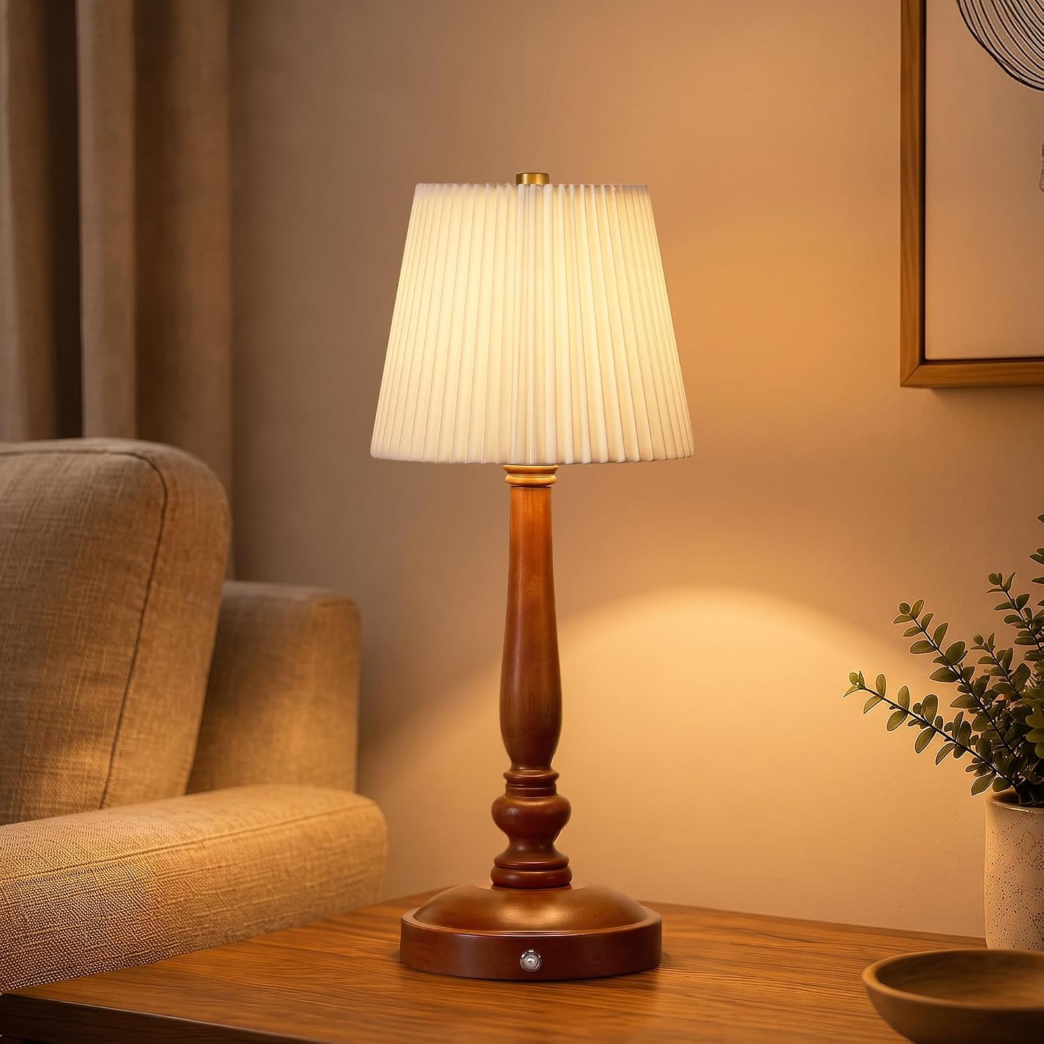 Cordless Table Lamp, 5400mAh Rechargeable