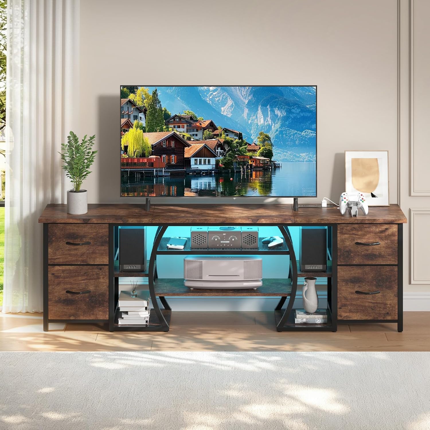 TV Stand for 65, 70, 80 Inch