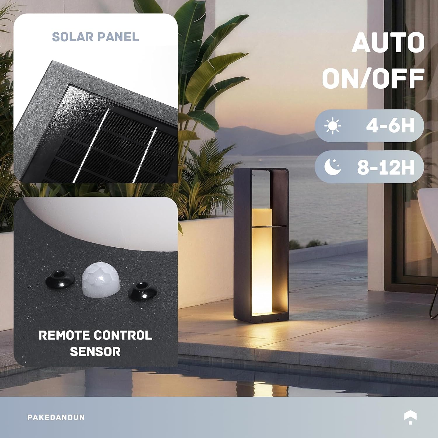 Solar Floor Lamp Outdoor / Indoor
