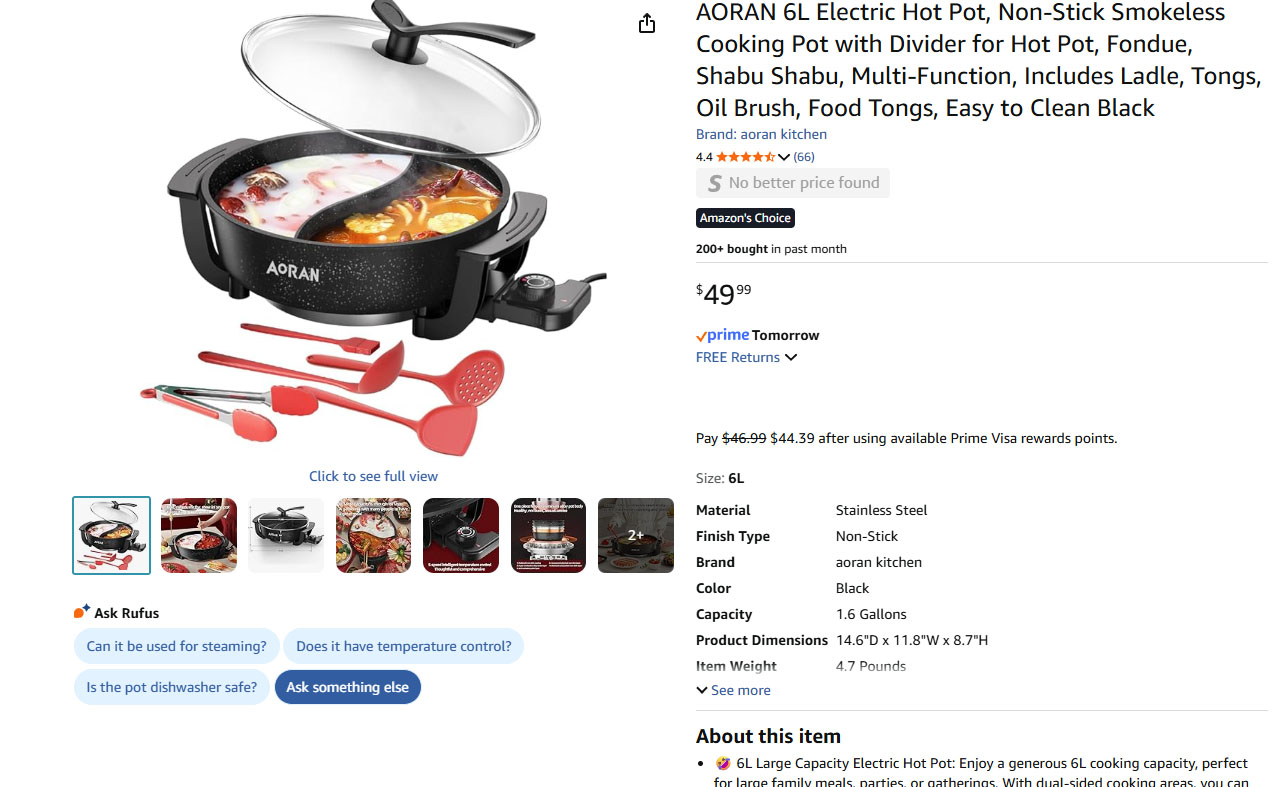 Electric Hot Pot with Kit