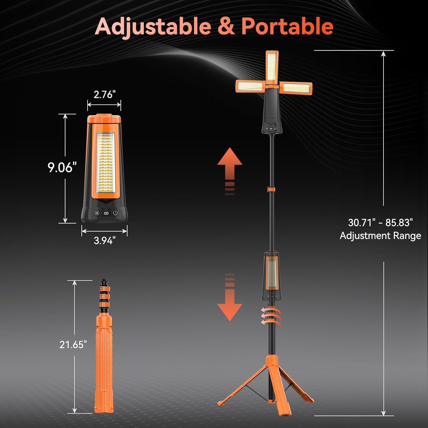 Camping Light with Stand,